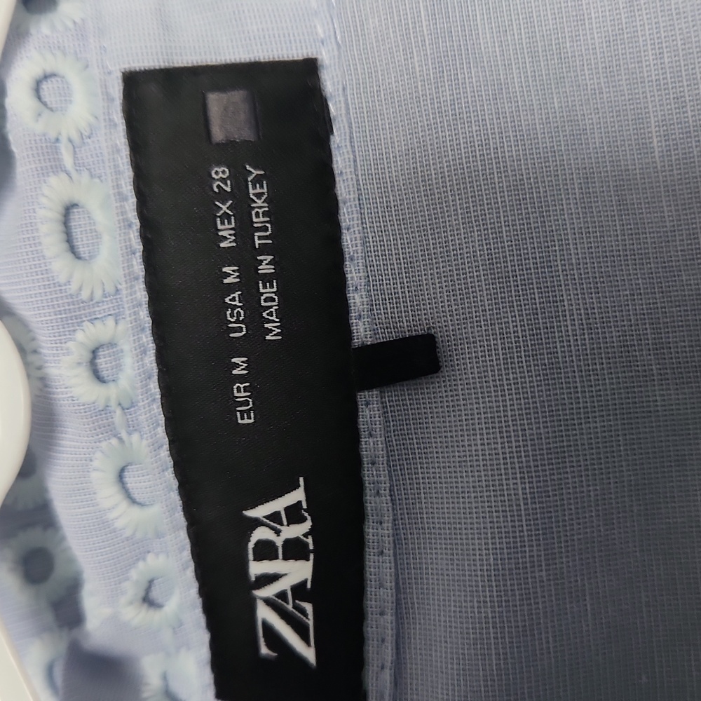 Zara chambray dress NWOT - Picture 2 of 4